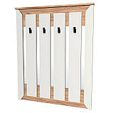 Вішалка настінна в передпокій Нордик Вішалка 900 Дуб крафт золотий, Графіт Еверест (90х6х110), фото 2