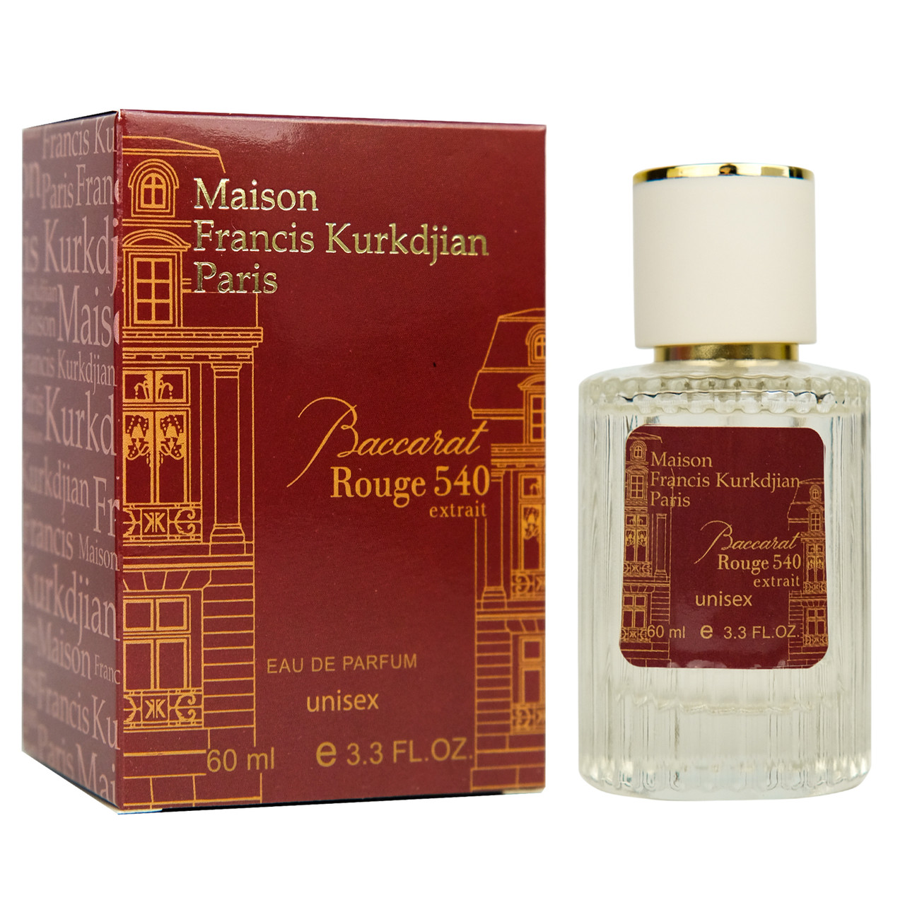 Парфум унісекс Maison Francis Kurkdjian Baccarat Rouge 540 Extrait de Parfum 60 мл (УПАКОВКА 18 ШТУК)