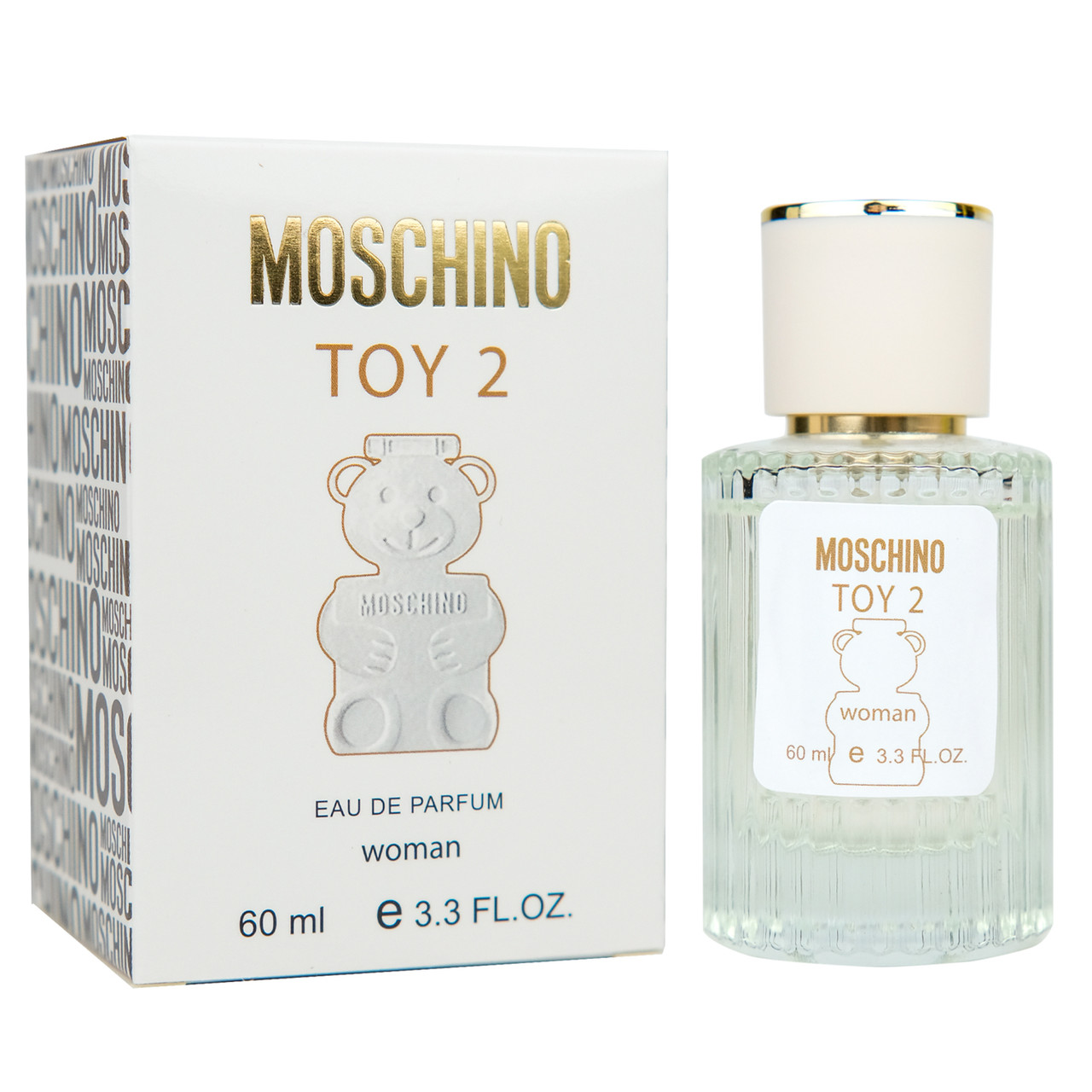 Парфум жіночій Moschino Toy 2 60 мл (УПАКОВКА 18 ШТУК)