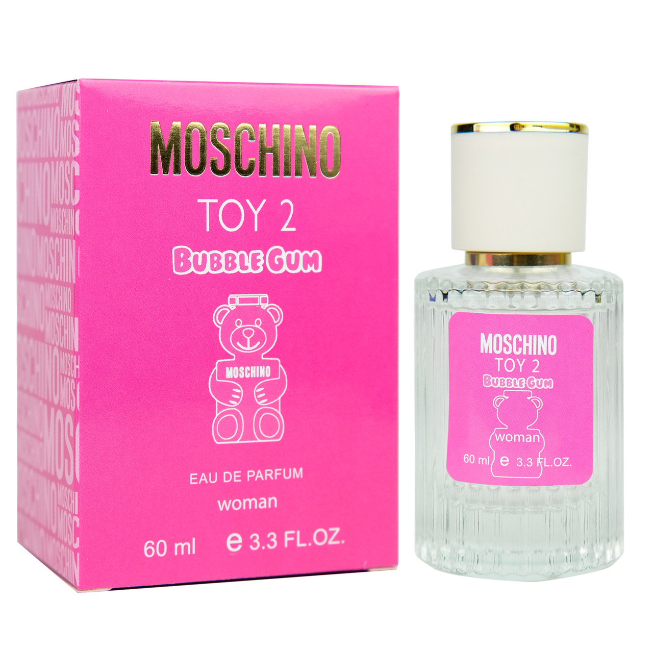Парфум жіночій Moschino Toy 2 Bubble Gum 60 мл (УПАКОВКА 18 ШТУК)
