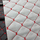 Шумоізоляція кабіни ЮМЗ-6 АКЛ на крилі (після 1992 року) чорний ромб червона нитка, фото 2