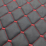 Шумоізоляція кабіни ЮМЗ-6 АКЛ на крилі (після 1992 року) чорний ромб червона нитка, фото 5