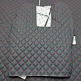 Шумоізоляція кабіни ЮМЗ-6 АКЛ на крилі (після 1992 року) чорний ромб червона нитка, фото 6