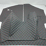 Шумоізоляція кабіни ЮМЗ-6 АКЛ на крилі (після 1992 року) чорний ромб червона нитка, фото 8