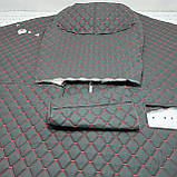 Шумоізоляція кабіни ЮМЗ-6 АКЛ на крилі (після 1992 року) чорний ромб червона нитка, фото 9