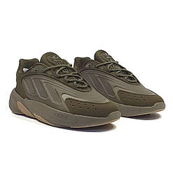 Чоловічі кросівки Adidas Ozelia Originals Khaki Green Адідас Озілія текстиль замша хакі повсякденні весна