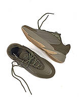Чоловічі кросівки Adidas Ozelia Originals Khaki Green Адідас Озілія текстиль замша хакі повсякденні весна, фото 4