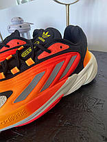 Чоловічі кросівки Adidas Ozelia Fiery Адідас Озелія Ф'єрі помаранчеві повсякденні текстиль, фото 3