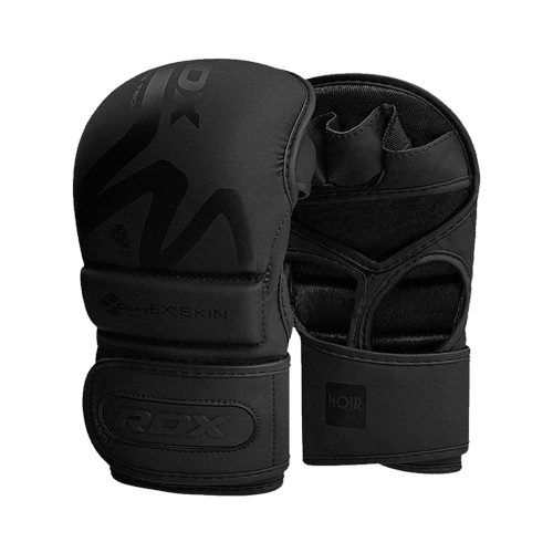 Рукавиці для ММА (Греплінгові рукавички) RDX T15 Noir Inner Matte Black L, фото 1