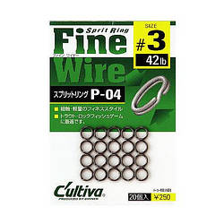 Заводне кільце Owner Fine Wire P-04 №0(22шт) (151464) 2146001