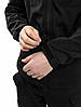 Тактическая куртка Eagle Soft Shell JA-01-0 з флісом Black, фото 10