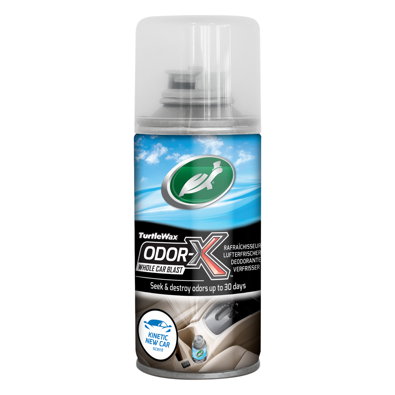 Очисник-освіжувач кондиціонера Odor-X 'Новий автомобіль' Turtle Wax BLAST KINETIC, 100 мл, фото 1