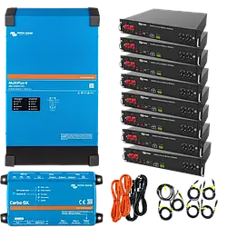 VictronEnergy MultiPlus-II + Dyness Система безперебійного живлення 1 фаза 4кВт 19,2кВт•год