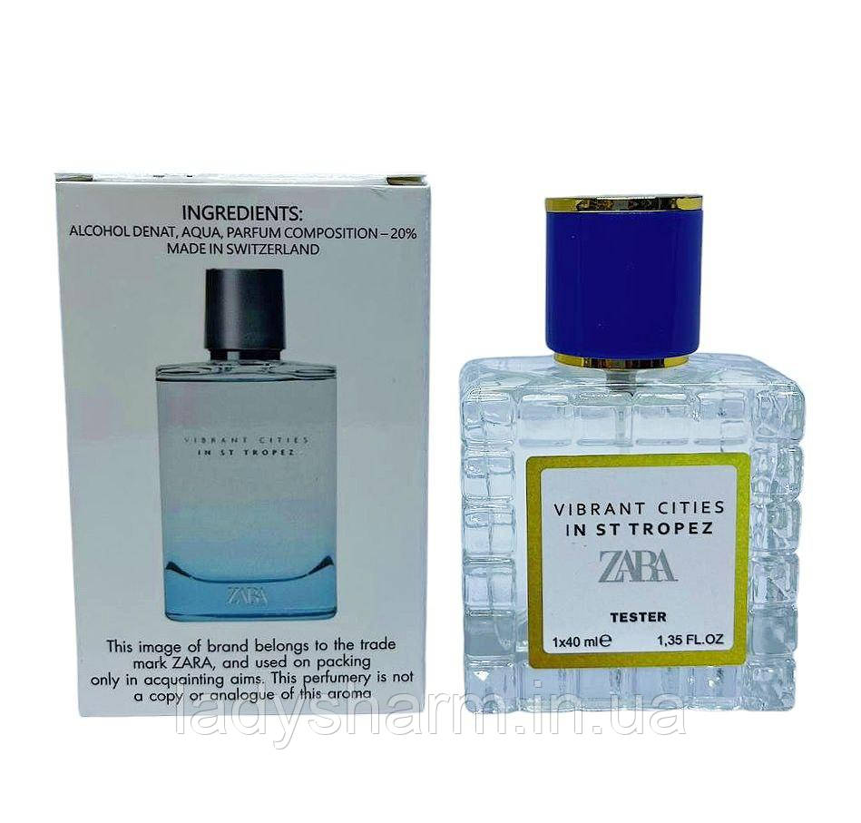 Tester Zara In St Tropez 40 ml ( Зара инст Тропез 40 мл.) , чоловічі, фото 1