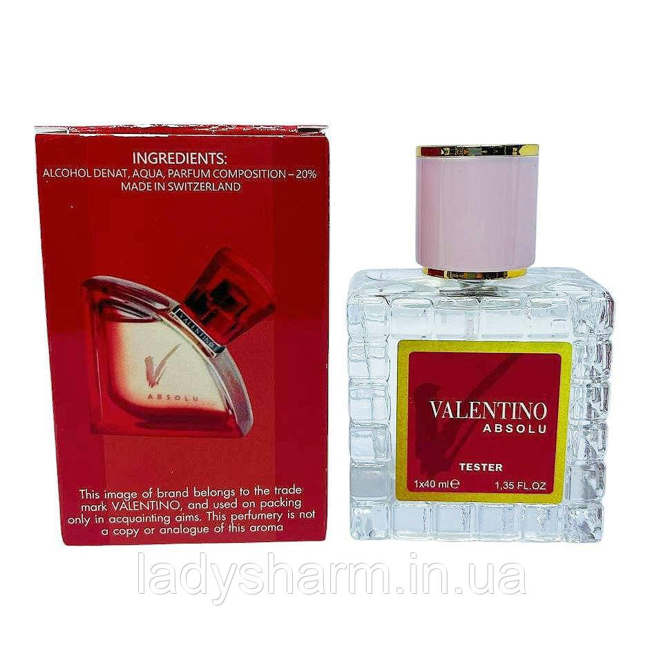 Tester Valentino V Absolu 40 ml ( Валентино В Абсолюю 40 мл.) жіночі, фото 1