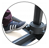 Садова парасолька коричневого кольору MINI ROMA GardenLine GAO4859 діаметром 250 см, фото 5