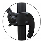 Садова парасолька коричневого кольору MINI ROMA GardenLine GAO4859 діаметром 250 см, фото 6