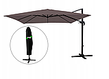 Садова парасолька коричневого кольору MINI ROMA GardenLine GAO4859 діаметром 250 см, фото 10