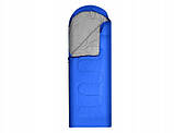 Спальний мішок з капюшоном синій Bass Polska BH 41997, фото 5