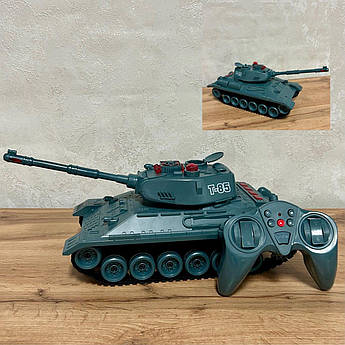 Дитяча машинка на радіокеруванні Радіокерований танк 0165 рухома вежа
