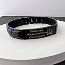 Браслет з індивідуальним гравіюванням дівчині чи хлопцю, коханому чи коханій, фото 3