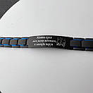 Браслет з індивідуальним гравіюванням дівчині чи хлопцю, коханому чи коханій, фото 4