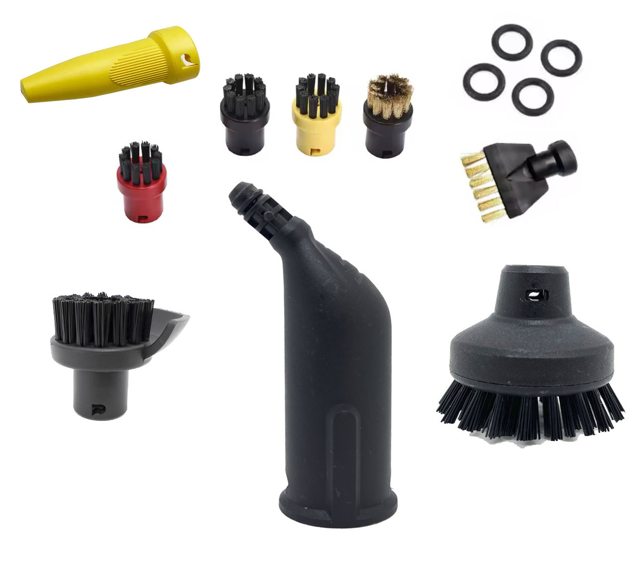 Набір змінних аксесуарів 13 шт для пароочисників Karcher EasyFix моделей SC2, SC3, SC4, SC5, фото 1