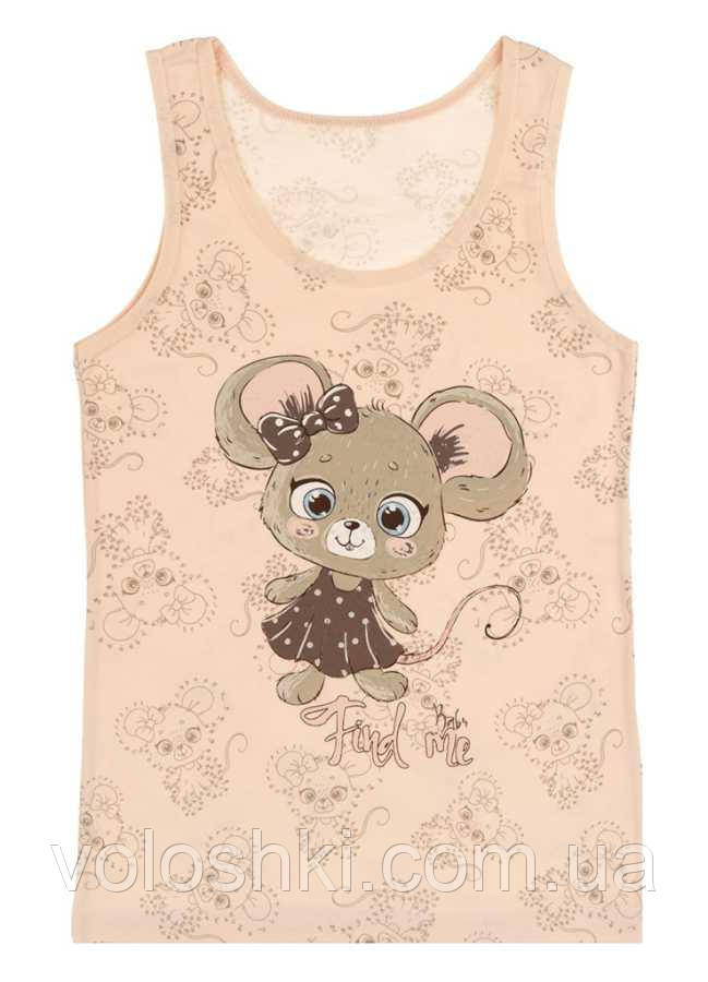 Майка для дівчинки широка бретель DONELLA, фото 1