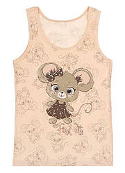 Майка для дівчинки широка бретель DONELLA