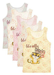 Майка для дівчинки широка бретель DONELLA