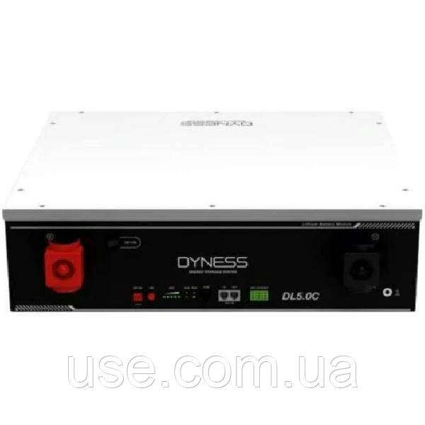Літієвий акумулятор 48V 100AH, Dyness 5кВт, 5120 Вт, LiFePO4, 6000 циклів, для гібридних ДБЖ, інверторів