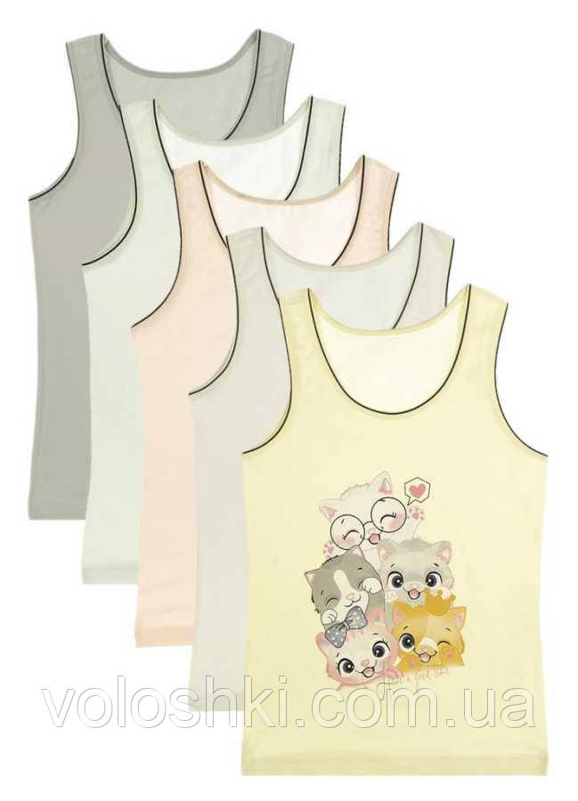 Майка для дівчинки широка бретель DONELLA, фото 1