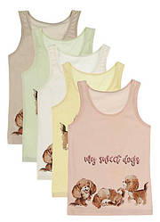 Майка для дівчинки широка бретель DONELLA