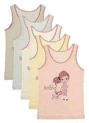 Майка для дівчинки широка бретель DONELLA