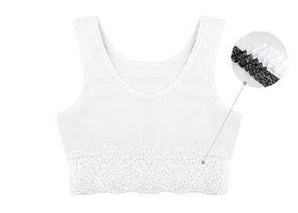 Топ для дівчинки білий тонка бретель DONELLA (розмір 4/5)