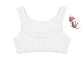 Топ для дівчинки білий тонка бретель DONELLA