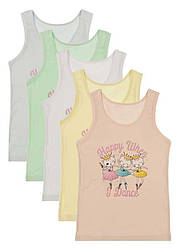 Майка для дівчинки широка бретель DONELLA