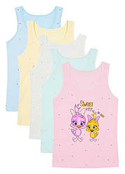 Майка для дівчинки широка бретель DONELLA