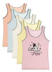 Майка для дівчинки широка бретель DONELLA