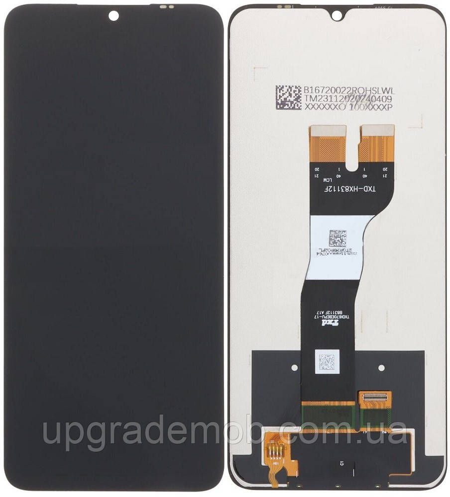 Дисплей модуль тачскрин Samsung A057 Galaxy A05s чорний оригінал сервісне паковання GH82-20227A