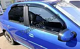 Вітровики, дефлектори вікон Renault Logan sedan 2004-2012 (ANV), фото 2