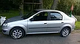 Вітровики, дефлектори вікон Renault Logan sedan 2004-2012 (ANV), фото 4