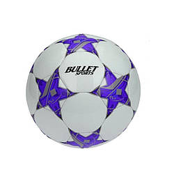 Футбольний м'яч BULLET STAR R.5 білий із синім (1058801)