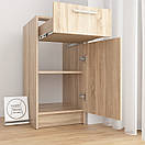 Кухонна тумба з шухлядою та полицею. Шир 400 мм. Фасад ЛДСП, фото 2