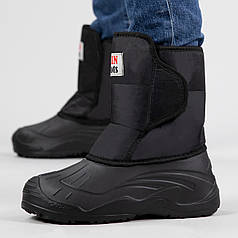 Зимові чоботи чоловічі на ліпучку з хутром (М 12)