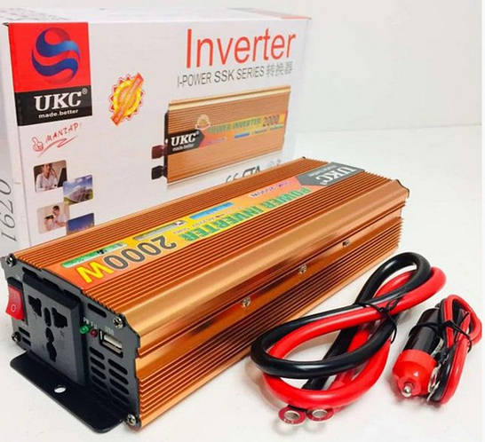 Преобразователь с аккумулятора на 220 2000 вт (12-220В ...