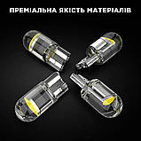 Комплект світлодіодних ламп NAPO LED T10-F1 W5W T10 колір світіння червоний 4 шт, фото 3