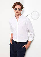 Біла чоловіча сорочка LC Waikiki/ЛС Вайкікі з коміром-стійкою. фірмова Туреччина