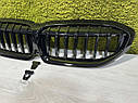 Грати бмв 3 серії г20 2019 грати bmw g20 2019 решітка нова одинарна чорна глянець, фото 4