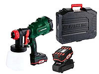 Фарборозпилювач, Фарбо пульт, Універсальний фарборозпилювач акумуляторний Parkside (германня), PRM